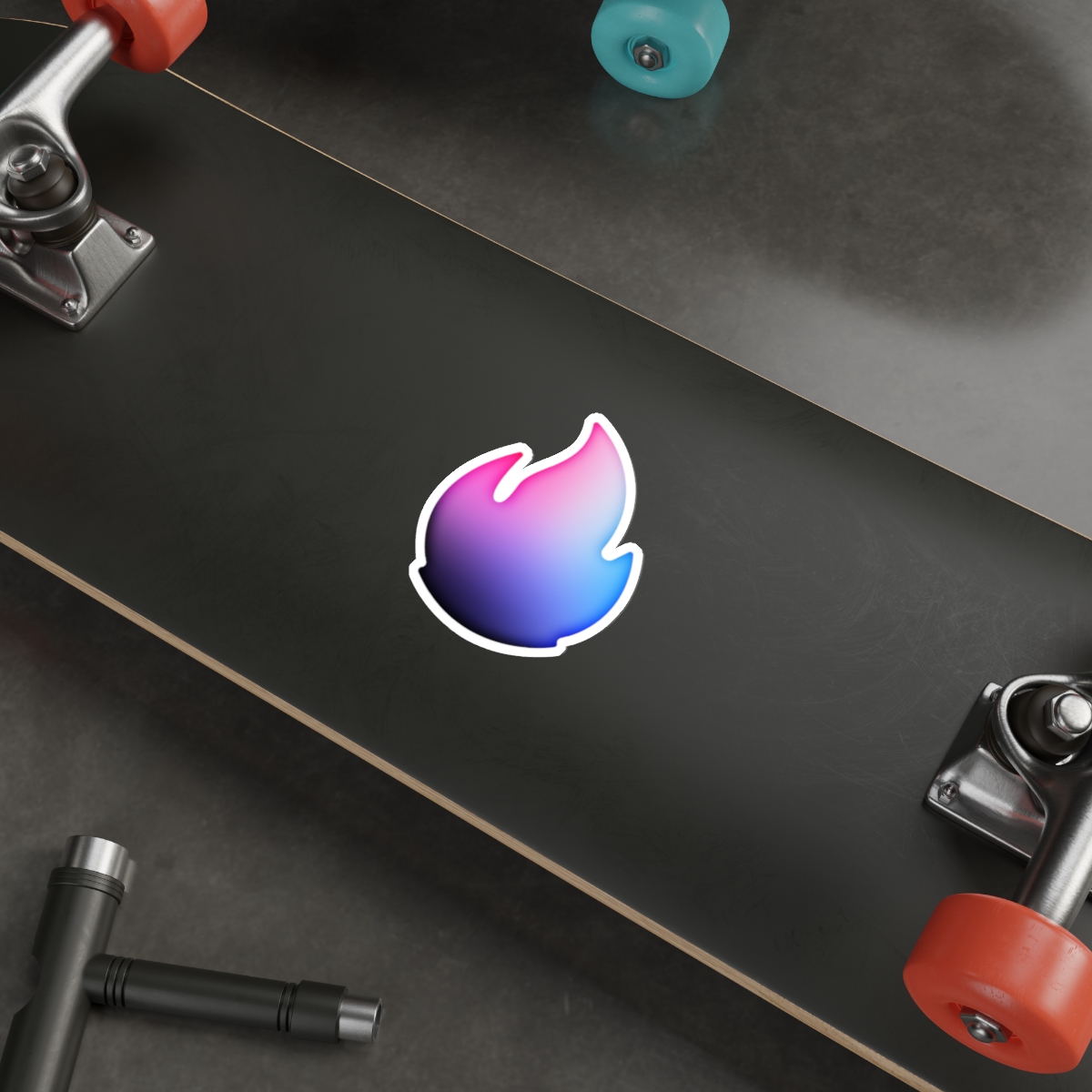 Fueled Flame Sticker - Image 3